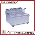 Factory High quality stainless steel Gas 1-Tank and 1-Basket Deep Fryer